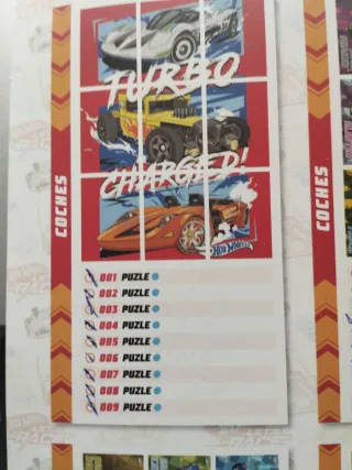 Álbum de Cartas Hot Wheels