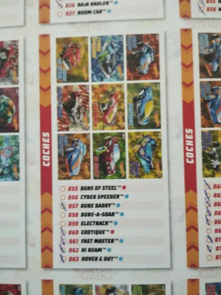 Álbum de Cartas Hot Wheels