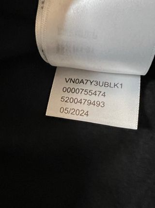 Vans Classic Crew Tracksuit Top Men Black Size L