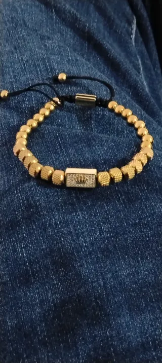 Pulsera Rolex con corona y circonitas
