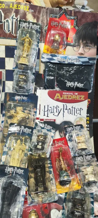 Curso Lote Ajedrez Harry Potter figuras precintada