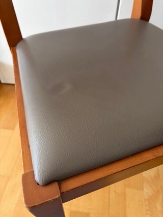 Sedia DESIGN legno massello e pelle