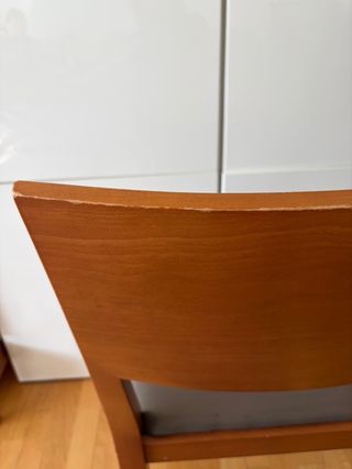 Sedia DESIGN legno massello e pelle