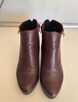 Botines burdeos