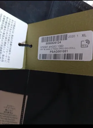 Cappello originale Gucci Pescatore Nero GG