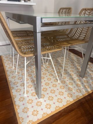 Mesa de  cristal comedor de 140