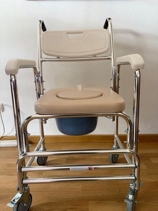 Silla inodoro de baño para ancianos y enfermos
