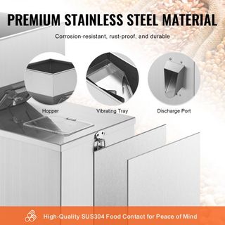 Máquina de Llenado de Polvo, 0.002-0.22lbs/1-100g, Máquina de Llenado Automática Inteligente de Pesaje de Partículas, Dispensador de Polvo para Botellas y Bolsas para Té, Semillas, Granos, Harina,...