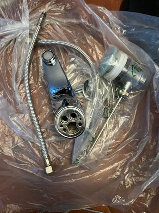 Rubinetto miscelatore cromato