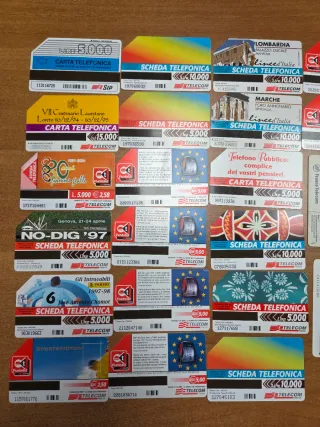 Lotto schede telefoniche Sip/Telecom