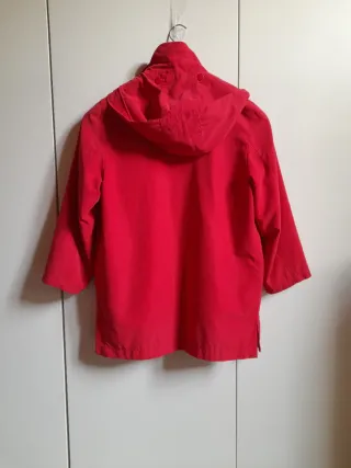 Impermeabile donna rosso