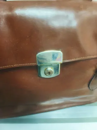 cartella Vintage in vera pelle made in germany