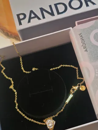 Gargantilla Pandora chapado oro 14k