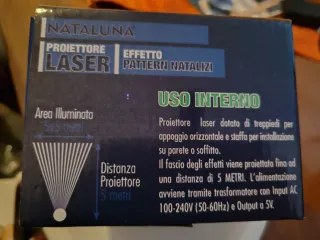 Proiettore Luce Laser Natale Interno