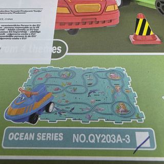 Puzzle Pista Tren Infantil 25 Piezas