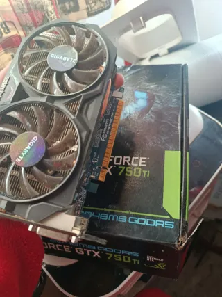 Gigabyte GTX 750 Ti 2 GB DDR5 Windforce con  Caja