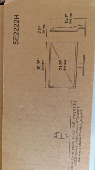 Pantalla Dell Full HD 21.5 1920x1080