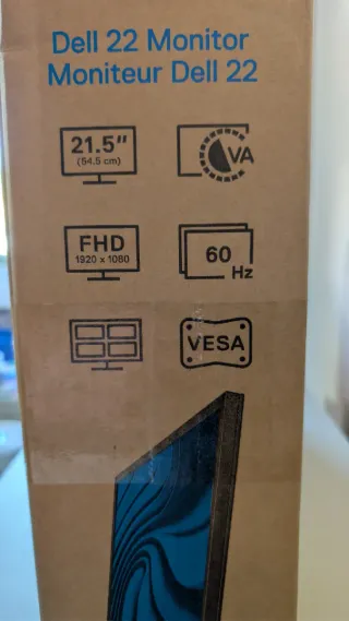 Pantalla Dell Full HD 21.5 1920x1080