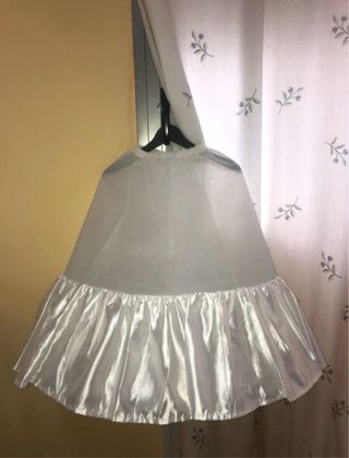 Cancán comunión blanco