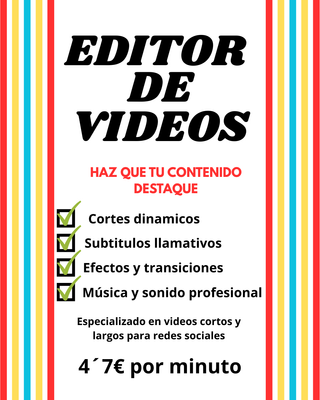 Editor de videos profesional