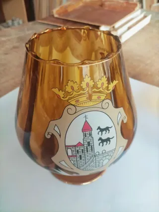 2 copas grandes de decoración motivos bilbainos
