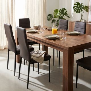 Sedia Imbottita Schienale Alto in Metallo Cucina