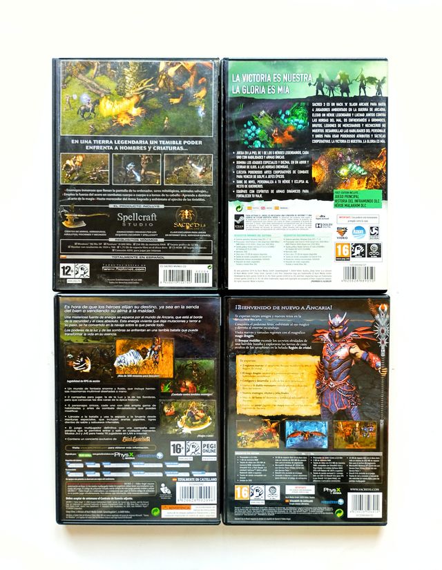 Colección Sacred PC (Sacred 1, 2, 3)