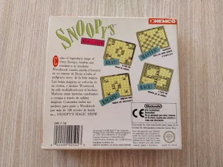 SNOOPY'S MAGIC SHOW PAL ESPAÑA NINTENDO GAME BOY