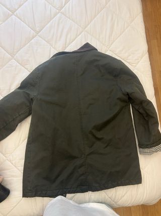Chaqueta tipo Barbour Verde Oliva