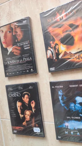 DVD películas nuevo y precintado 6 euros cada uno