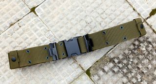 Ceñidor verde militar hebilla