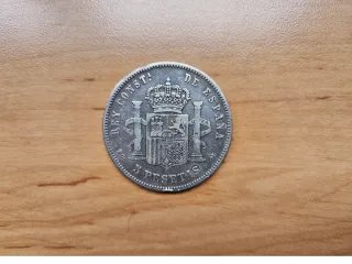 Monedas antiguas Alfonso XIII 1891 y 1900