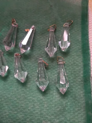 9 lágrimas de cristal para lámpara