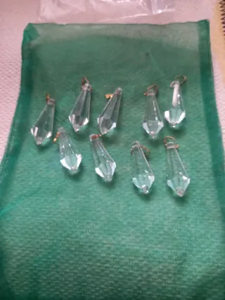 9 lágrimas de cristal para lámpara