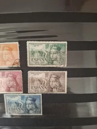 Serie sellos España Edifil 1097-1101