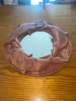 Marcos artesanales de madera vintage