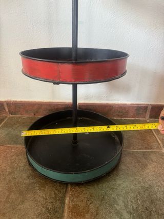 Frutero Metálico Diseño 3 Niveles sobremesa