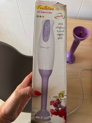 Frullatore a immersione viola