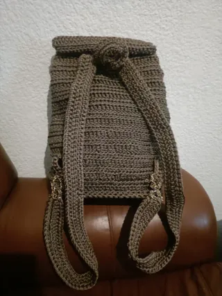 Mochila tejida artesanal