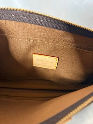 Borsa Louis Vuitton Pochette Marrone