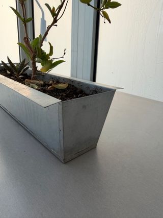 Juego 6 maceteros chapa zinc