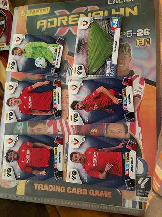 Lote cromos fútbol Panini Adrenalyn XL