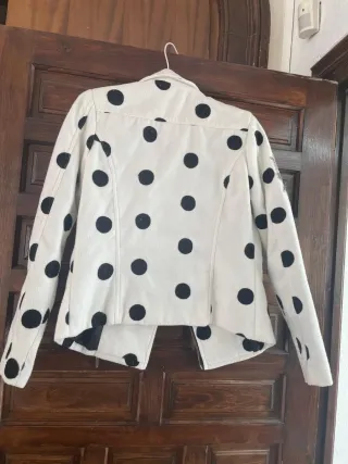 Chaqueta cazadora paño lunares