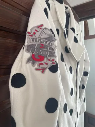 Chaqueta cazadora paño lunares