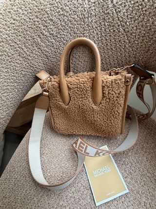 Borsa Michael Kors Mini Beige/Marrone