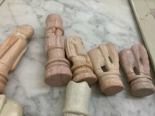 Scacchiera in pietra saponaria africana