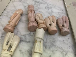 Scacchiera in pietra saponaria africana