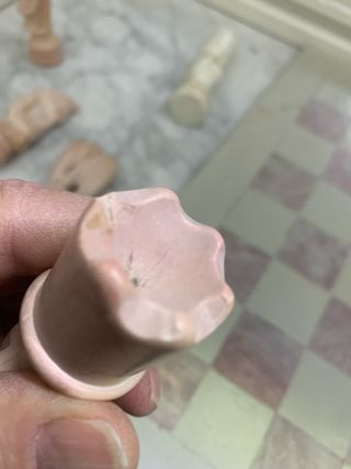 Scacchiera in pietra saponaria africana