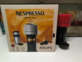Cafetera Nespresso Vertuo Next Krups Roja