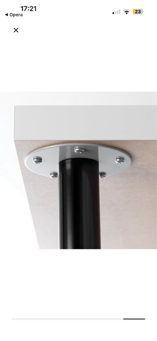 Patas de mesa Ikea negras